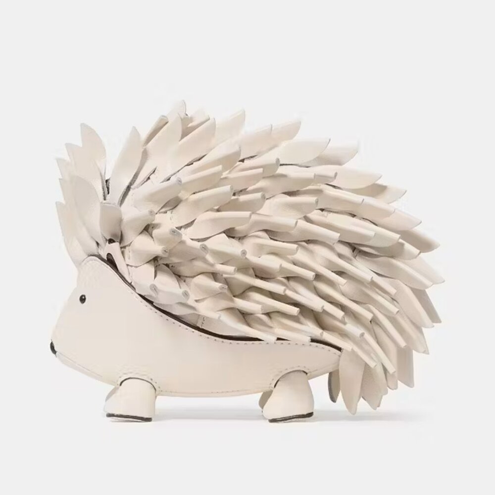 kate spade Critters Stevie Hedgehog Mini Bag in Cashew Milk NWT